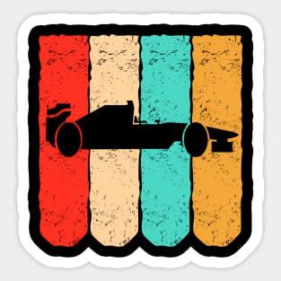 Car Racer Formula Racing Car Guy Sticker